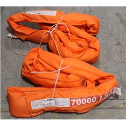 NEW PAIR OF TUFF-LIFT 70000LB SLINGS