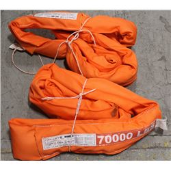 NEW PAIR OF TUFF-LIFT 70000LB SLINGS