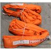 Image 1 : NEW PAIR OF TUFF-LIFT 70000LB SLINGS