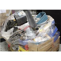 PALLET OF VARIOUS SHOP SUPPLIES, HARDWARES, BINS