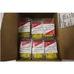 CASE OF PLASTIG PLUGS/ 8-12 X 1    1/4
