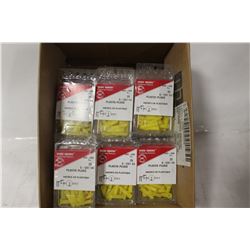 CASE OF PLASTIG PLUGS/ 8-12 X 1    1/4