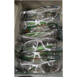 CASE OF SAFETY GLASSES / CLEAR