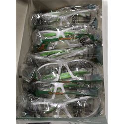 CASE OF SAFETY GLASSES / CLEAR