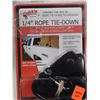 Image 1 : LOT OF 3 QUICKIE 1/4" ROPE TIE-DOWNS