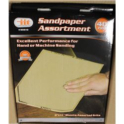 BOX OF  160 SHEETS / SANDPAPER/ 9X11"