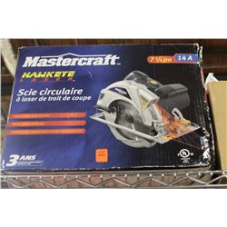MASTERCRAFT 7-1/4" CIRCULAR SAW WITH LASER LINE