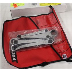 NEW 5 PC WRENCH RATCHET SET