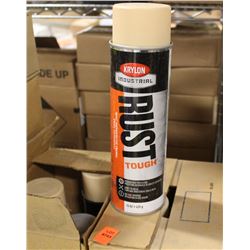 10 CANS OF RUST PREVENTATIVE SPRAY ENAMEL