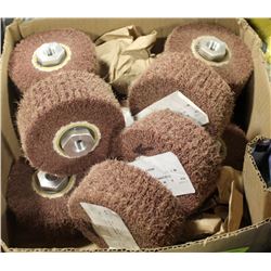 BOX OF OSBORN FLAP WHEELS, 110MM X 50MM