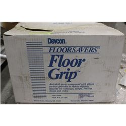 DEVCON FLOORSAVERS FLOOR GRIP, ANTI-SKID COMPOUND