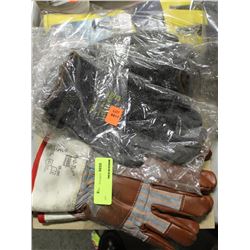 BUNDLE OF ASSORTED WORK GLOVES