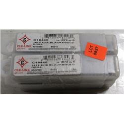 LOT OF 24 DRILL BITS, BLACK & GOLD, 5/16"