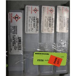 LOT OF 4 VARIOUS SIZED HAND TAPS