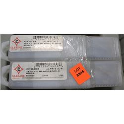 BLACK & GOLD DRILL BITS, 1@ 1-3/16, 6@ 1/2