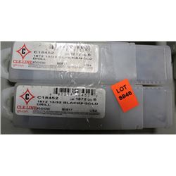 LOT OF 12 BLACK & GOLD DRILL BITS: 13/32"