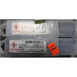 LOT OF 12 BLACK & GOLD DRILL BITS: 31/64"