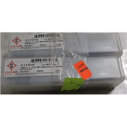 LOT OF 2 BLACK & GOLD DRILL BITS: 1-1/4"