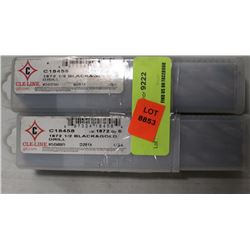 LOT OF 12 BLACK & GOLD DRILL BITS: 1/2"