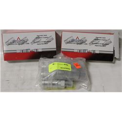 LOT OF VARIOUS SIZED COUPLERS