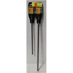 PAIR OF DEWALT DRILL BITS: 1/2" & 7/16"