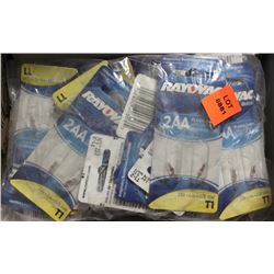 BAG OF RAYOVAC 2AA FLASHLIGHT BULBS