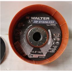 LOT OF 15 WALTER ZIP STAINLESS DISCS: A-60-SS-ZIP