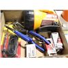 Image 1 : BOX OF ASSORTED NEW TOOLS: INCLUDES PLIERS,