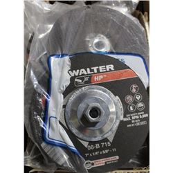 BOX OF APPROX 10 WALTER DISCS, 7" X 1/4" X 5/8"