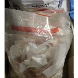 FLAT OF ASSORTED COPPER FITTINGS