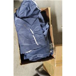 2 BOXES OF DISPOSABLE COVERALLS, 6 PAIR  PER BOX