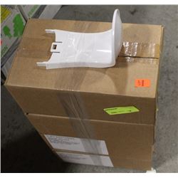 6 CASES OF 12 DISPENSER WALL & FLOOR DRIP TRAYS