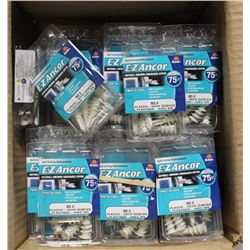 CASE OF E-Z ANCHORS NO.8 WITH SCREWS