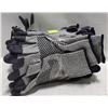 Image 1 : 15 PAIRS GRIPPER WORK GLOVES SIZE MEDIUM