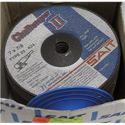 CASE OF 25 SAIT 7" GRINDING WHEELS