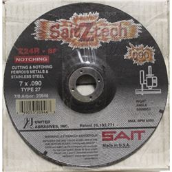 CASE OF 25 SAIT-Z-TECH CUTTING / NOTCHING WHEELS