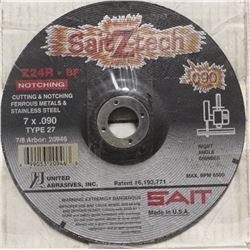 CASE OF 25 SAIT-Z-TECH CUTTING / NOTCHING WHEELS