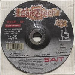 CASE OF 25 SAIT-Z-TECH CUTTING / NOTCHING WHEELS