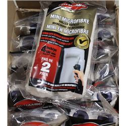 BOX OF 12 TWIN PACK MICRO FIBRE MINI ROLLERS