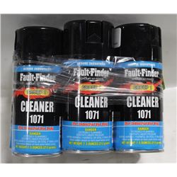 6 CANS OF FAULT-FINDER CLEANER 1071