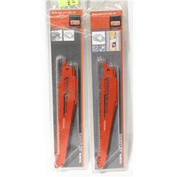 TWO SANDFLEX BI-METAL BLADES,