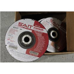 28 SAIT GRINDING WHEELS / 7" X 1/4