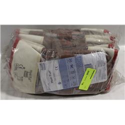 BUNDLE OF 6 PAIR INSULATED LEATHER GLOVES SZ LG