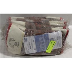 BUNDLE OF 6 PAIR INSULATED LEATHER GLOVES SZ LG