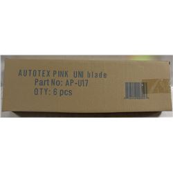 CASE OF 6 NEW PINK 17" WIPER BLADES