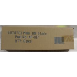 CASE OF 6 NEW PINK 17" WIPER BLADES