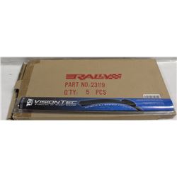 CASE OF 5 NEW 19" VISION TEC  WIPER BLADES