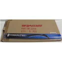 CASE OF 5 NEW 19" VISION TEC  WIPER BLADES
