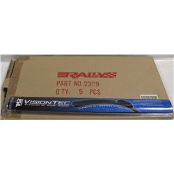CASE OF 5 NEW 19" VISION TEC  WIPER BLADES