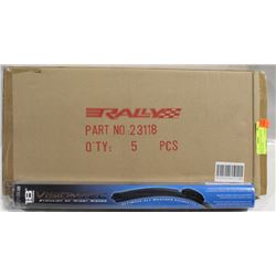 CASE OF 5 NEW 18" VISION TEC  WIPER BLADES